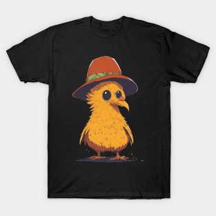 Chicken wit hat T-Shirt